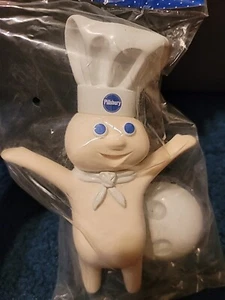 Pillsbury Doughboy Hands Up Vinyl W/Stand Swivel Head 2005 NIP - Picture 1 of 4