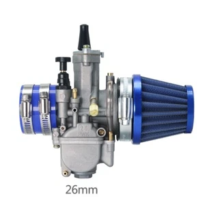 4 Stroke Racing Motorcycle 26mm Carburetor +Air Filter +Interface Adapter - Picture 1 of 5