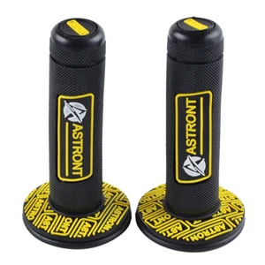 For Suzuki 22/24mm Hand Grips Handle Bar RM 80 85 125 250 400 500 RMX 250 SV 650 - Picture 1 of 5