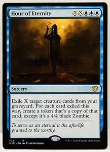 MTG-Hour of Eternity-#102-Commander: Innistrad: Midnight Hunt Regular-NM - Picture 1 of 2