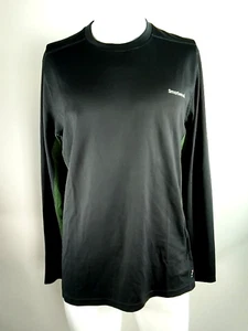 Smartwool Men Mountain Bike Long Sleeve Jersey Charcoal-Green Medium 02747-N25 - Picture 1 of 10