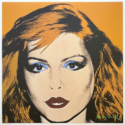 ANDY WARHOL RARE 1986 LMT ED LRG FINE ART LITHOGRAPH PRINT " DEBBIE HARRY " 1980 - Image 1 of 4