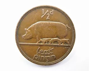 IRELAND HALFPENNY 1933 T-4 - Picture 1 of 3