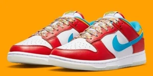 Größe 11 - Nike Dunk Low x LeBron James x fruchtige Kieselsteine rot - Bild 1 von 6