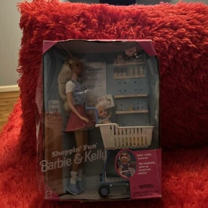 1995 Mattel Shoppin' Fun Barbie and Kelly Dolls MFR 15756. Box has Slight Damage - Picture 1 of 19