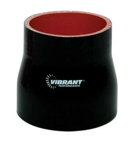 Vibrant 4 Ply Reducer Coupling 1.25in x 1.50in x 3in Long (BLACK) - vib2921 - Foto 1 di 1