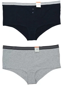 Jenni by Jennifer Moore Striped Waist Boyshort Panty Women's Underwear NWT - Picture 1 of 9