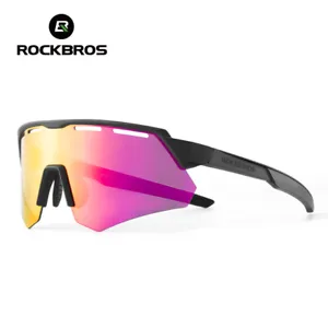 RockBros Polarized Cycling Sunglasses UV400 Glasses Mountain Bike Riding Goggles - Picture 1 of 16