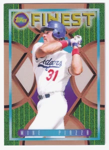 2022 Topps Finest Flashbacks Mike Piazza Rose Gold Refractor Card #213 (03/15) - Picture 1 of 2