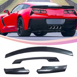 Alerón labial trasero Z06 etapa 3 para Corvette C7 2014-19 estilo carbono - Imagen 1 de 14