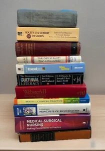 Lot of 11 School Books College Textbooks Reference - Picture 1 of 24