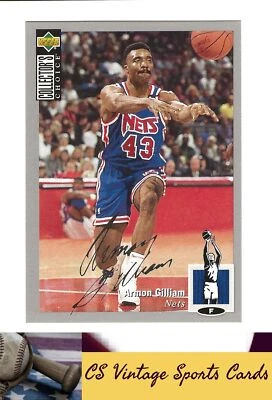 1994-95 Collector's Choice #243 Armon Gilliam Silver Signature - Image 1 of 2