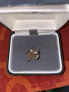 Men’s Cotton Boll Tie Tack By Ballou And Stein Jewelry Greenwood Miss. - Picture 1 of 10