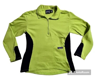 Patagonia Women’s Regulator Waffle Fleece 1/4 Zip Jacket Green Sz Small Polartec - Image 1 of 4