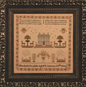 Elizabeth Dinsdale 1846~Hands Across the Sea Samplers - Picture 1 of 1