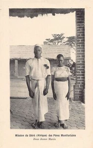 Malawi - Two young indigenous brides - Publ. Company of Mary - Mission du Shiré - Picture 1 of 2