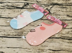 2x Kanahei Socks Cute Gift Kids Soft Korea Gift Samll Animals Bunny Pink Blue - Picture 1 of 12