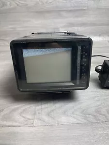 Goodmans C600 5" inch colour portable CRT TV FM AM Radio with AV Input Mains PSU - Picture 1 of 16