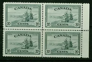 CANADA - 1946 - COMBINE BLOCK OF 4 -VF** - Foto 1 di 1