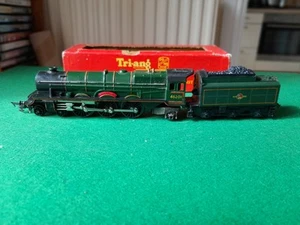 TRI-ANG R53 / R.35 PRINCESS ELIZABETH 46201 4-6-2 GREEN LIVERY NEEDS REPAIR . - Picture 1 of 13