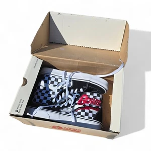 David Bowie Sk8-Hi High Top VANS Men’s 5.5 / Women’s 7 RARE Excellent Condition! - Picture 1 of 24