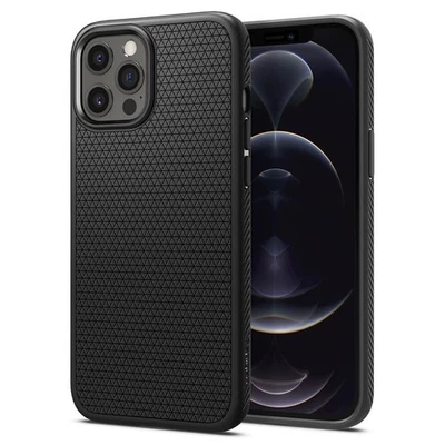 NUEVA Funda iPhone 12 Pro | Spigen [Liquid Air] Cubierta Delgada Foto 1 de 4