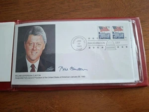 BILL CLINTON - AL GORE INAUGURATION FOLIO FLEETWOOD JANUARY 20 1993 - Picture 1 of 4