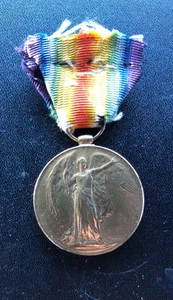 Original WW 1 R.F.A. Victory Medal. Gnr S. Glover. R.A. - Picture 1 of 8