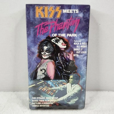 KISS Meets The Phantom Of The Park Vintage VHS Tape Factory Sealed Brand New - Image 1 of 4