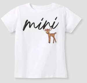 Disney Bambi White Tee Shirt Mini" Short Sleeve XL 14/16 - Picture 1 of 2