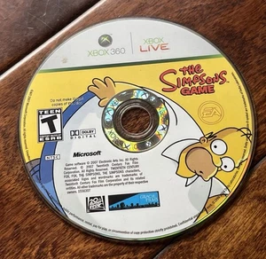 The Simpsons Game Disc Only (Xbox 360) 2007 Tested - Picture 1 of 2