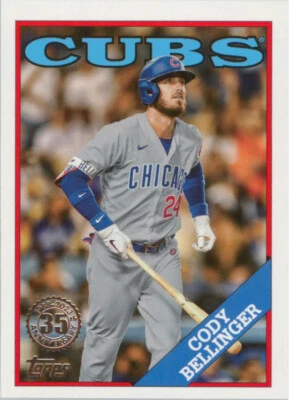 Cody Bellinger 2023 Topps Series 2 1988 Insert #2T88-6 Chicago Cubs - Image 1 of 2