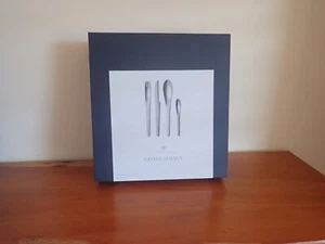 Georg Jensen Iconic ARNE JACOBSEN 24 pcs set (6xknife,fork,spoon,teaspoon) NEW! - Picture 1 of 13