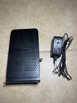 Netgear N600 (C3700) DOCSIS 3.0 Cable Modem Router Dual Band WiFi + AC adapter - Image 1 of 4