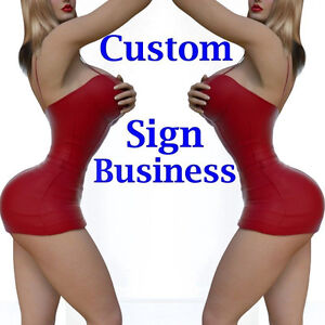 Custom Sign Business For Sale (Building Diagrams and Instructions) No Exp Needed