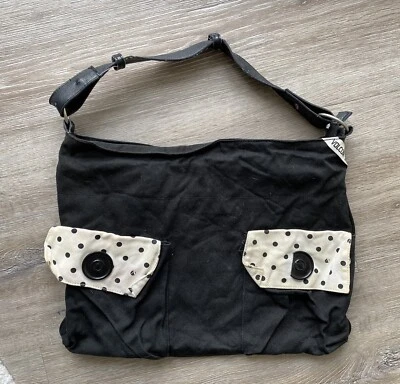 Volcom Handtasche schwarz weiß Punkte gepunktet Skater - Bild 1 von 3