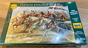 1/72 Vintage Zvezda 8036 French Knights XV A.D. Plastic Figure Model Kit - Picture 1 of 1