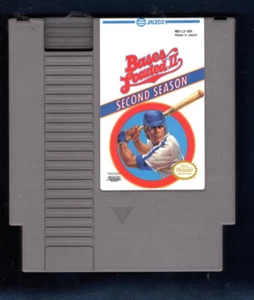 BASES LOADED II segunda temporada (Nintendo) 1990 cartucho de juego solo usado - Imagen 1 de 2