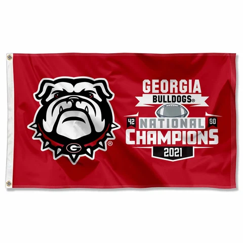 Georgia Bulldogs 2021 Football National Champions 3x5 Flag Cover