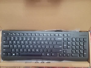 Lenovo Calliope Wired USB BLACK Keyboard KU-1601! FREE SHIPPING! - Picture 1 of 3