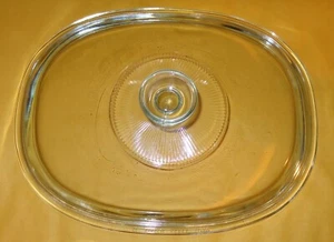 DE COLECCIÓN PYREX DC1.5 TAPA DE VIDRIO SOLO 8-1/2" 11 7-3/4 10-1/4" SE ADAPTA A CAZUELA FRANCESA OVALADA - Imagen 1 de 5