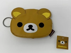 Rilakkuma San-X BÄR Smart Schlüsselanhänger Etui Etui ausziehbarer Riemen mit Schlüsselring JAPAN - Bild 1 von 15