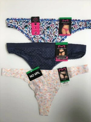 Conjunto de tangas bragas para mujer Maidenform talla 7/3 precio de venta sugerido por el fabricante 30,00 USD Foto 1 de 4