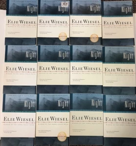 Lot of 12 NIGHT by Elie Wiesel Class Set Guided Reading Books TRADE SIZE - Picture 1 of 4