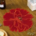 Embroidered Placemats Coasters Flowers Table Mats Teapot Vase 15-35CM