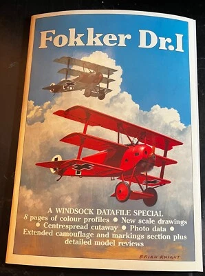 FOKKER DR. I WINDSOCK DATAFILE SPECIAL By Ray Rimell DRAWINGS PROFILES CLOSEUPS - Image 1 of 4