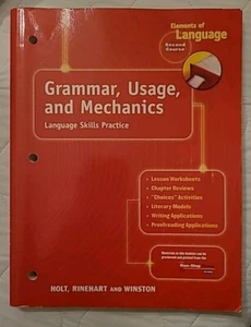 Elements of Language: Grammar, Usage & Mechanics: Languages Skills Practice Book - Bild 1 von 7