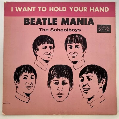 The Schoolboys Beatle Mania 1964 LP Moptops US Palace Records 778 Vintage Vinyl - Image 1 of 4