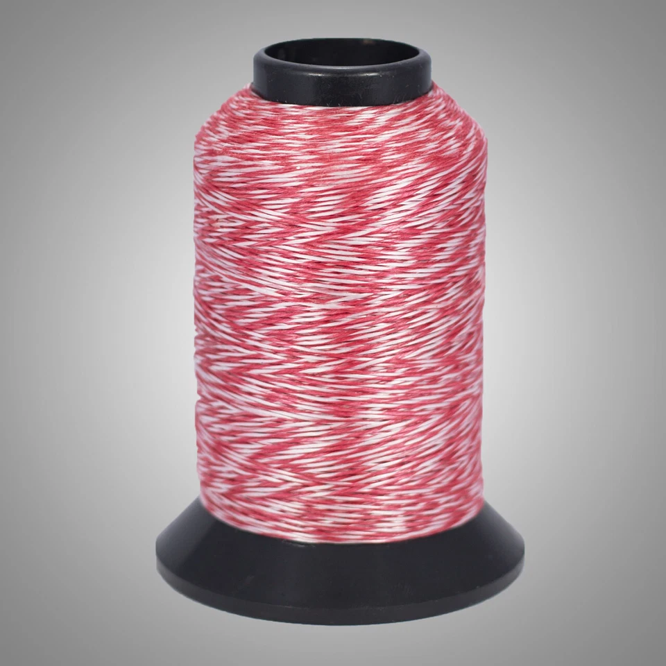 Red & White Speckled 1/8lb BCY 452X/ 452Xtra Bowstring Material Bow String  - Image 1 of 1