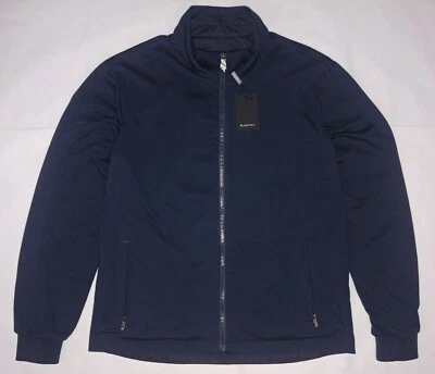 Bugatchi Reversible Mock Neck Jacket $385 - L Large Navy Blue Full Zip DX4056J56 - Image 1 of 4